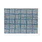 Abstract Grid Decorative Box, 12''W, Blue and Ivory