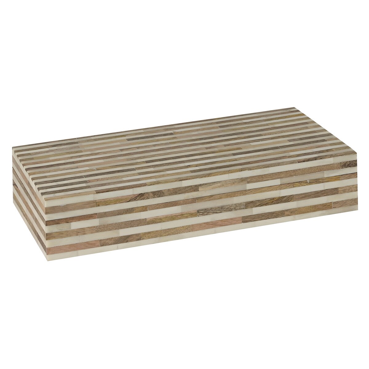 Wood and Bone Decorative Box - Small