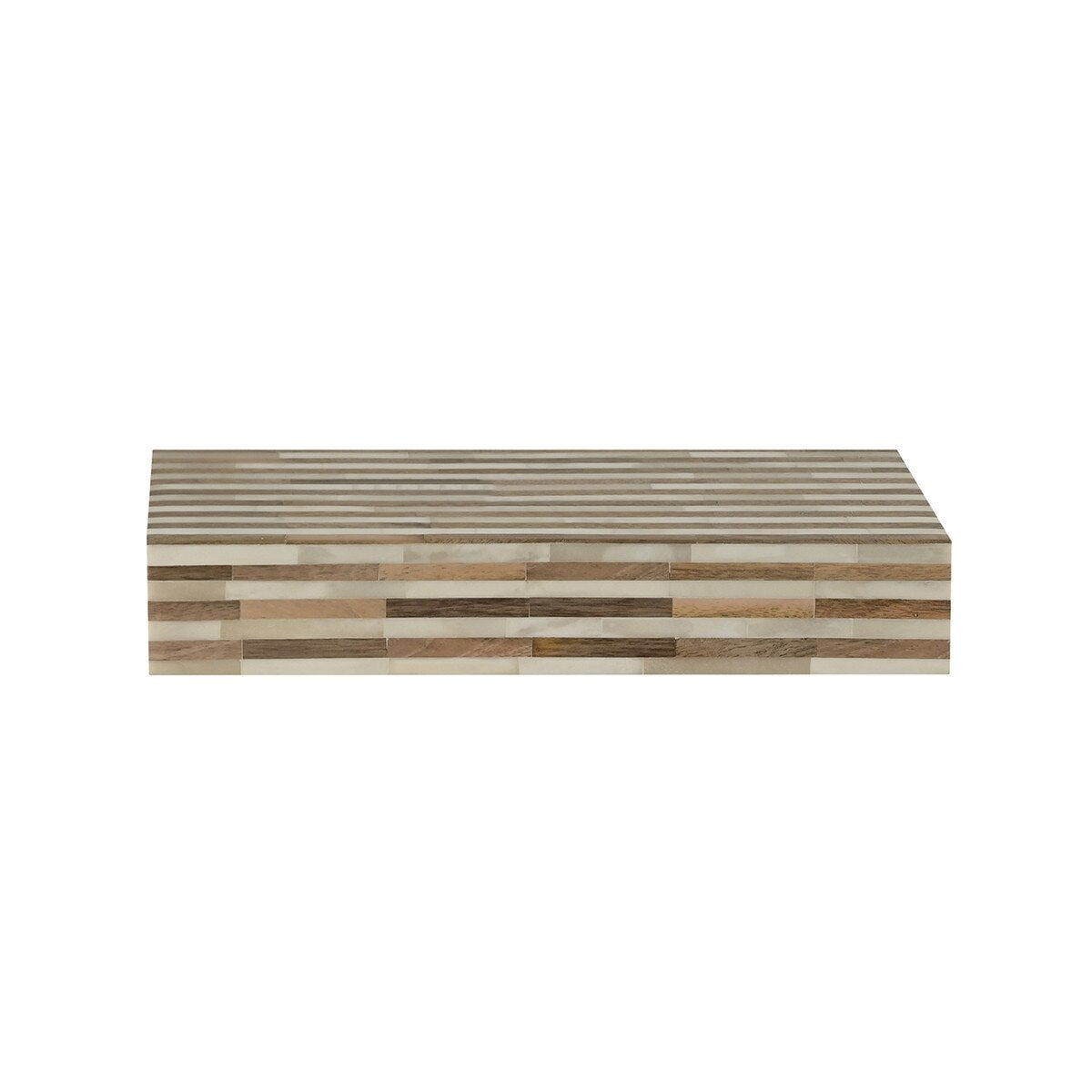 Wood and Bone Decorative Box - Small