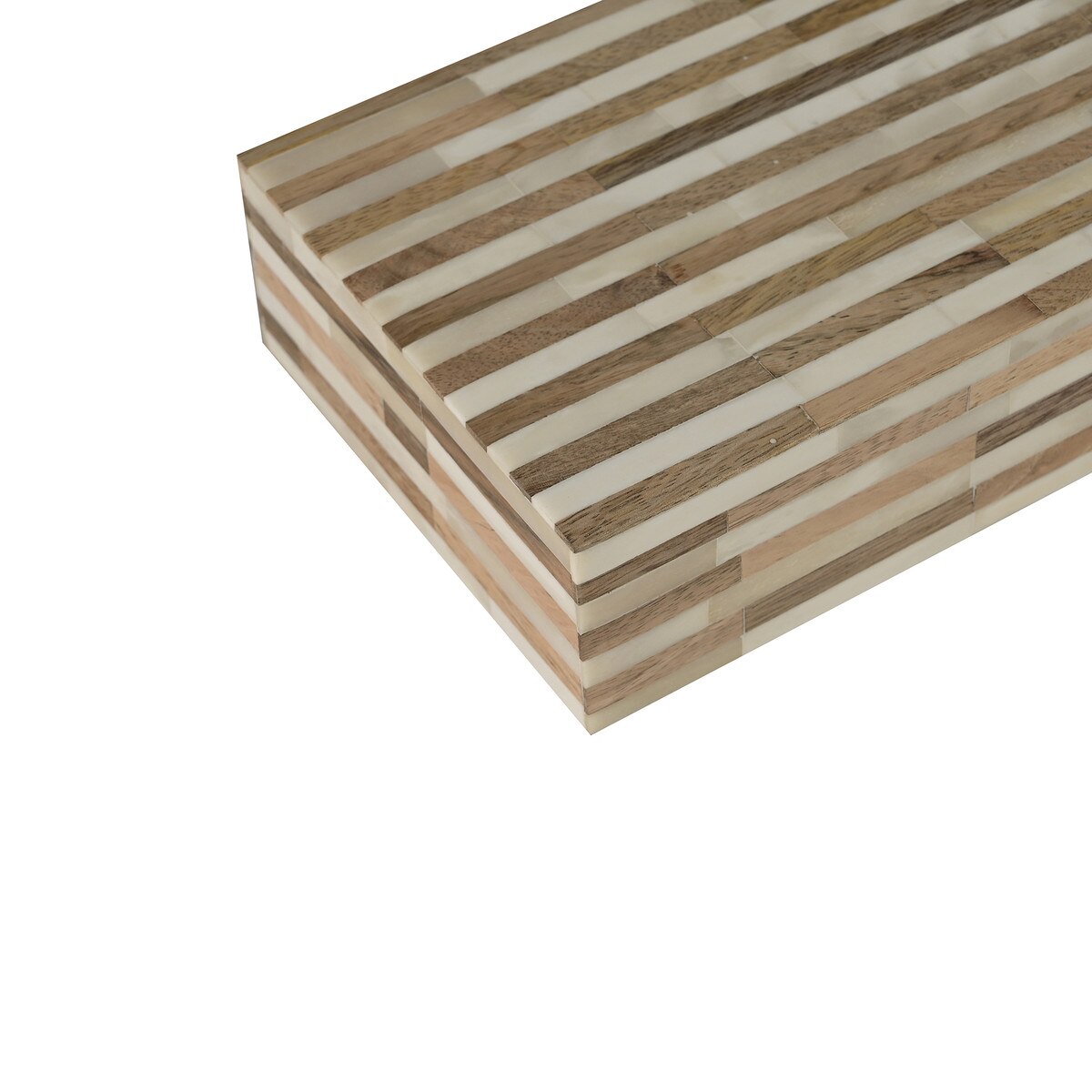Wood and Bone Decorative Box - Small