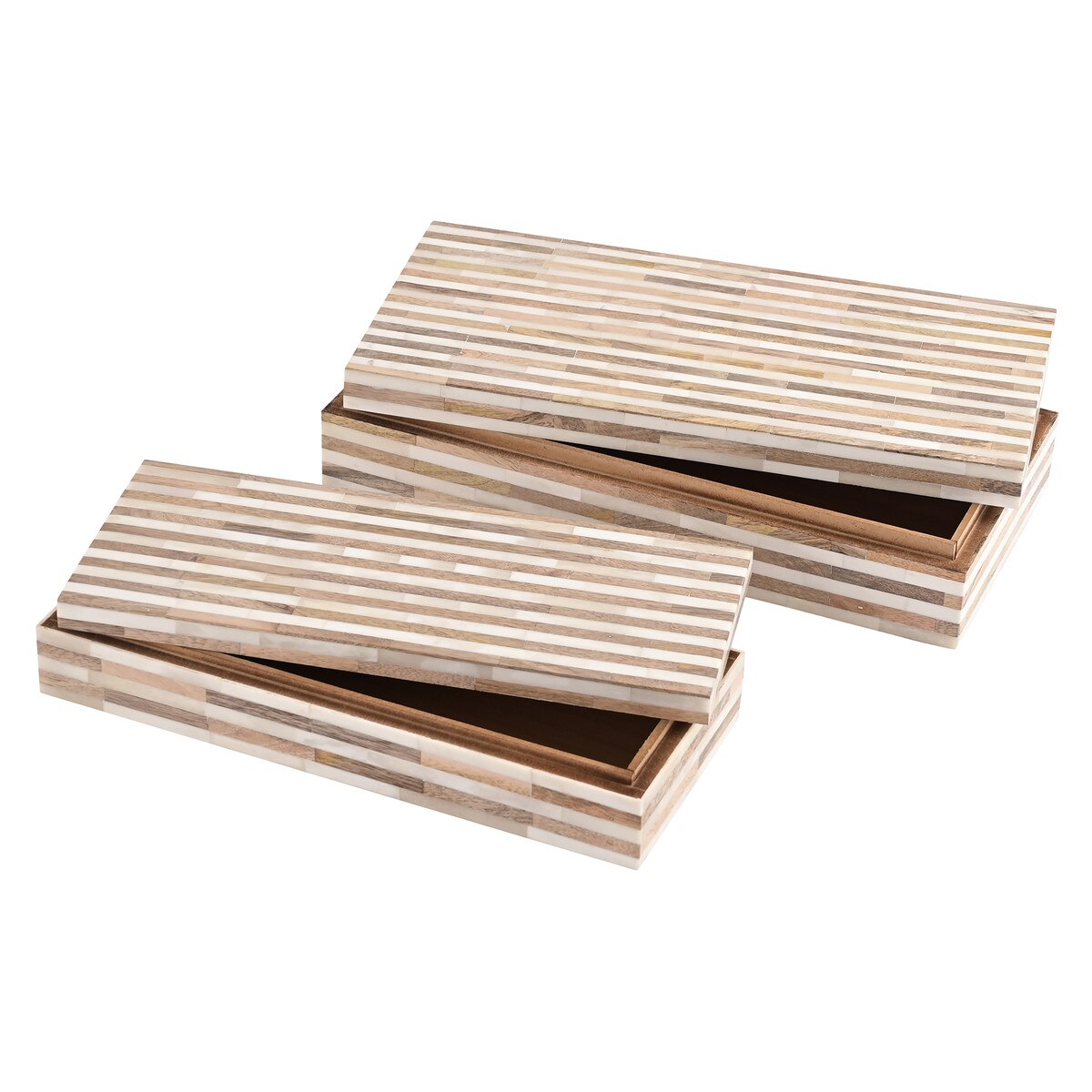 Wood and Bone Decorative Box - Small