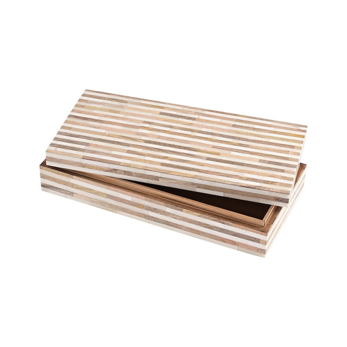 Wood and Bone Decorative Box - Large