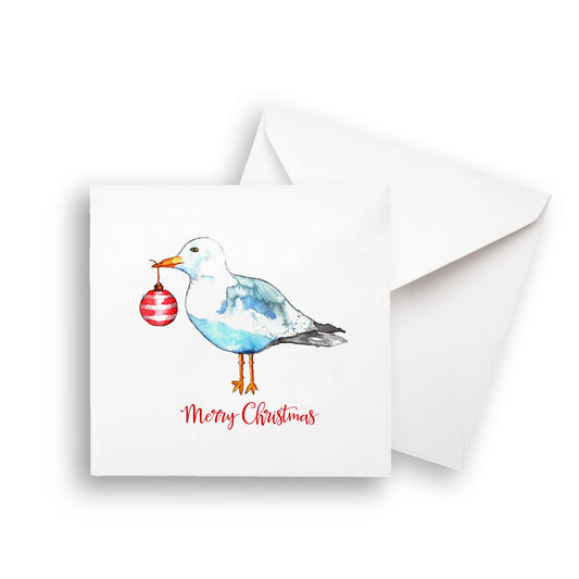 Seagull with Ornament Card