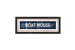 Sign – Boathouse
