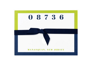 Manasquan Zip Navy Periwinkle Slab Pad
