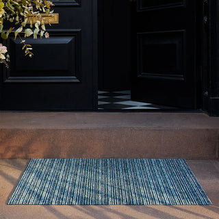 Skinny Stripe Shag Mat
