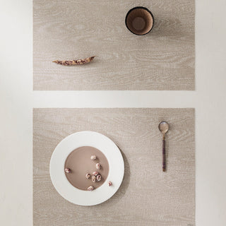 Set of 4   Woodgrain Placemats
