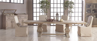 Set of 2   Colette Slipcover Dining Chair
