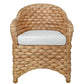 Atherton Wide Weave Water Hyacinth Dining Chair