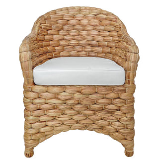 Atherton Wide Weave Water Hyacinth Dining Chair

