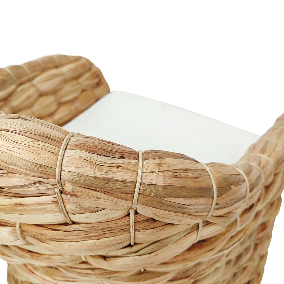Atherton Wide Weave Water Hyacinth Dining Chair