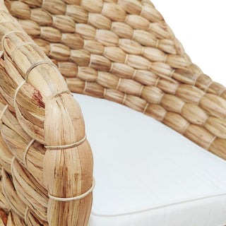 Atherton Wide Weave Water Hyacinth Dining Chair
