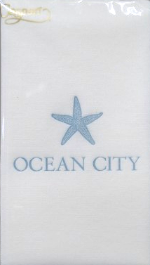 Guest Ocean City Starfish White Napkin