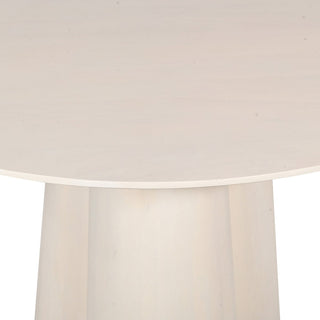 Clover Dining Table   48"   KD   Whitewash
