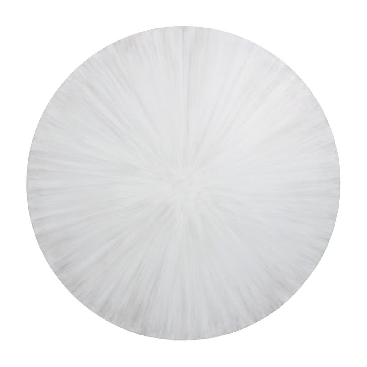 Zane 48" Round Dining Table, White Wash