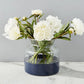 Navy Colorblock Flower Vase