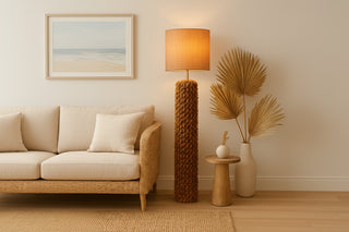 Island Knot Rope Floor Lamp
