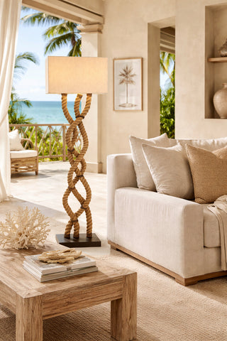 Island Knot Rope Floor Lamp
