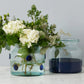 Seashell Sealed Flower Vase, Blue