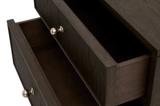 Highland Open Shelf 2 Drawer Nightstand

