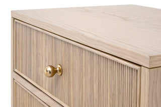 Highland Open Shelf 2 Drawer Nightstand
