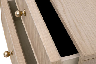Highland Open Shelf 2 Drawer Nightstand
