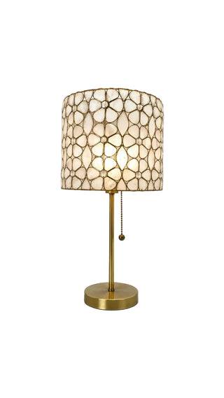 Pearl Mosaic Capiz Table Lamp
