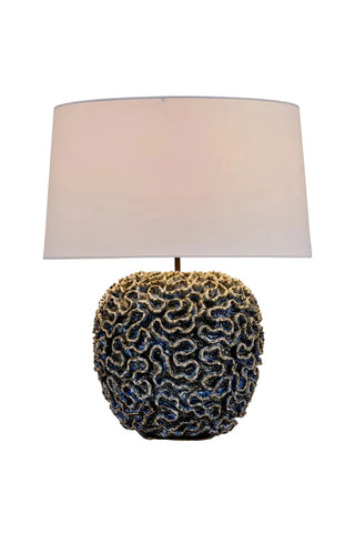 Coral Cerebro Ceramic Lamp
