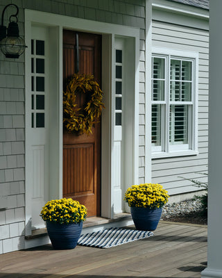 Pearl Glacier Bay Navy Doormat   Triple Weave
