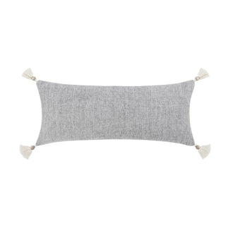 Lima Dark Grey 16" x 36" Pillow
