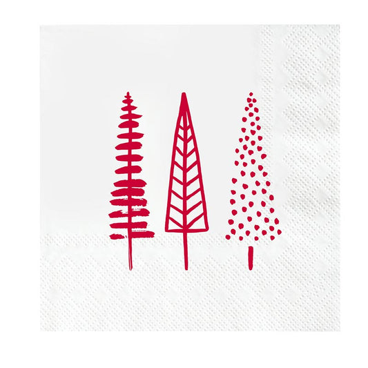 Xmas Trees Paper Napkin***