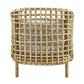 Indigo Road by Egypt Sherrod Yulia Open Rattan Barrel Occasional Chair, Natural