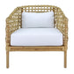 Indigo Road by Egypt Sherrod Yulia Open Rattan Barrel Occasional Chair, Natural