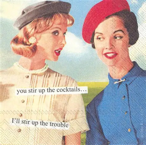 Anne Taintor - Stir Up Cocktail Napkin
