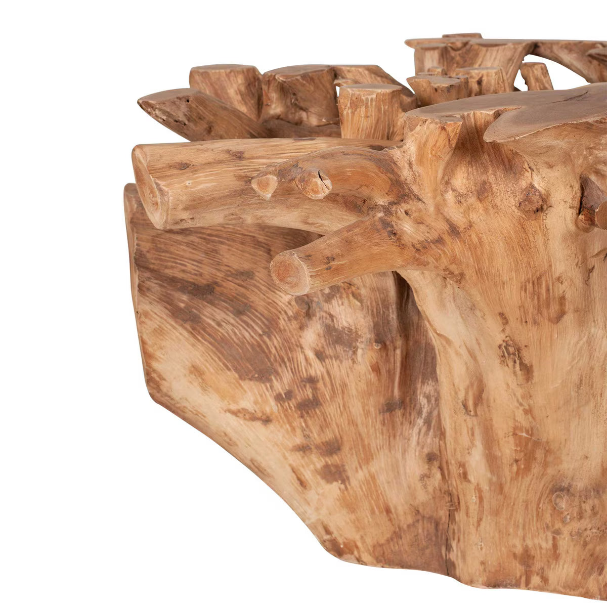 Natura Organic Coffee Table Base, Medium Brown