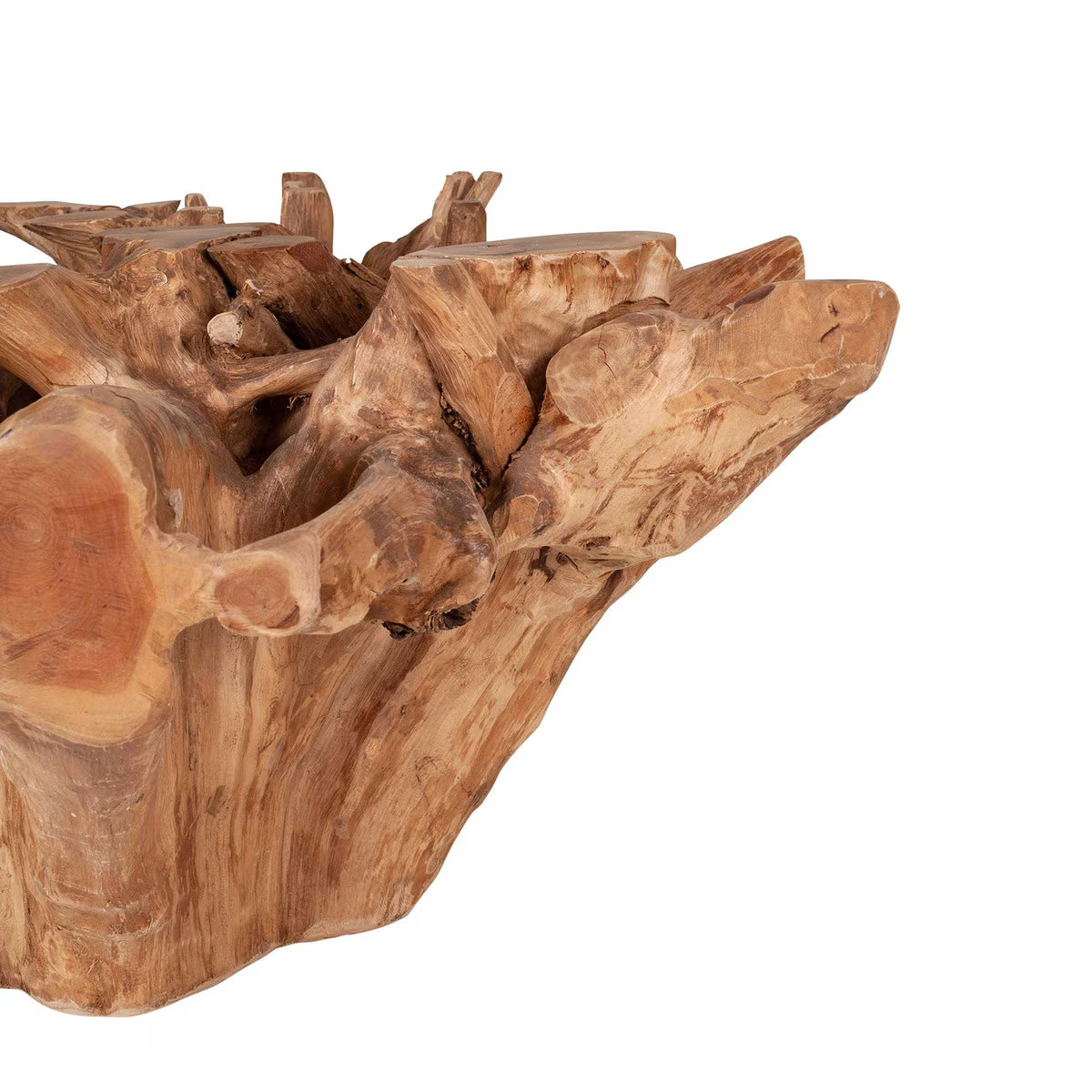 Natura Organic Coffee Table Base, Medium Brown
