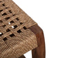 Woven Top Wooden Stool