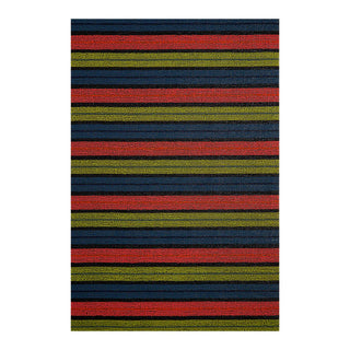 Ribbon Stripe Shag Mat
