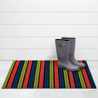 Ribbon Stripe Shag Mat
