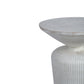 Metal Pedestal Side Table