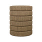 16' Wide Seagrass Ribbed Side Table