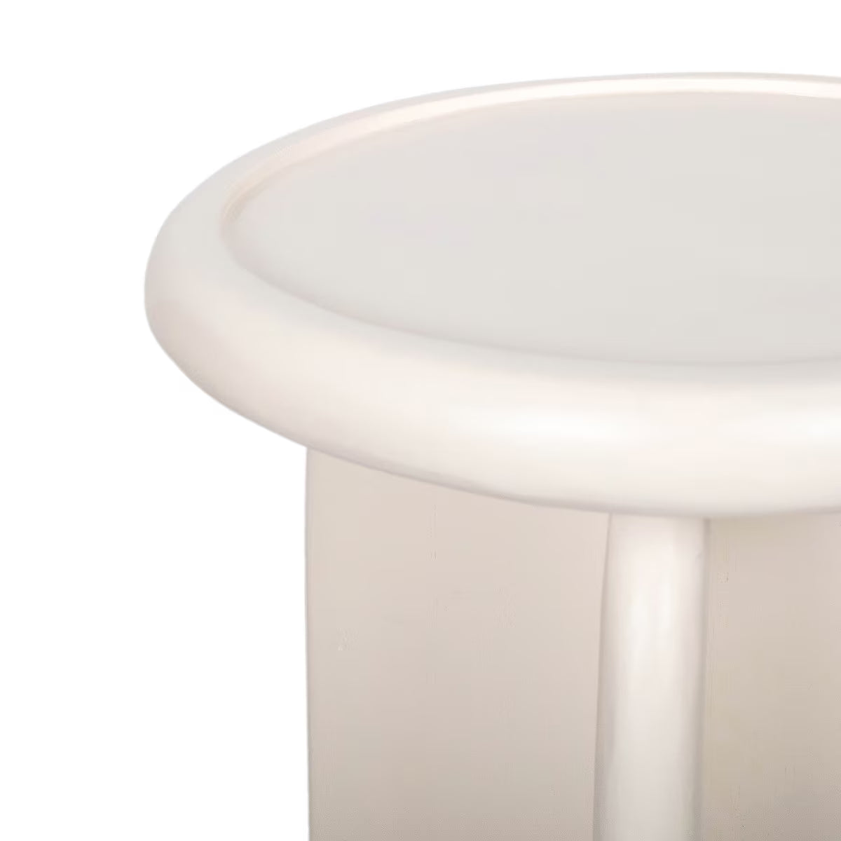 Indigo Road by Egypt Sherrod Armos Side Table, Solid White