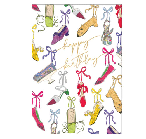 A History Of Shoes Birthday Card