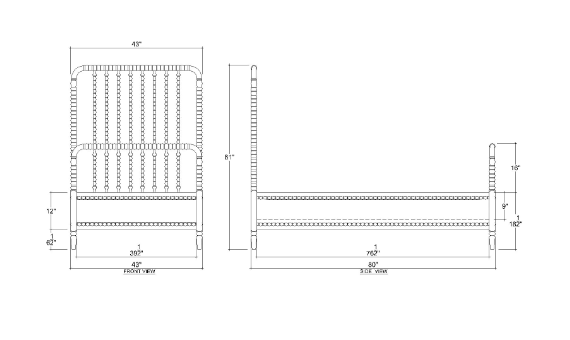 Cholet Twin Bed