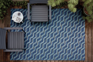 Twist Floormat   Ocean   23"x36"
