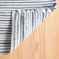 Denim Rag Ribbed Woven Cotton  2x3