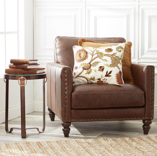 19 Inch Square Hand Embroidered Multi color Floral Pillow
