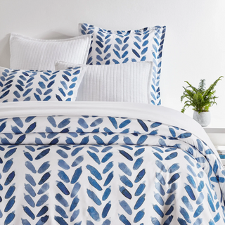 Blue Brush Duvet Cover
