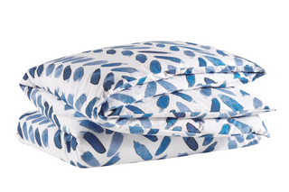 Blue Brush Duvet Cover
