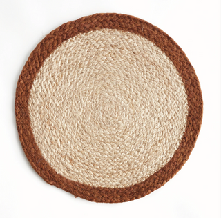 Jute Coil Round Placemat   Set of 8
